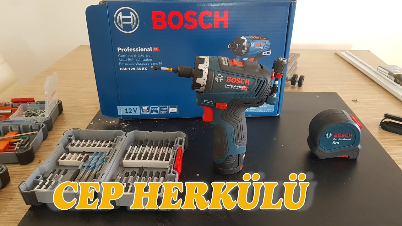BOSCH GSR 12V 35 HX VİDALAMA !! CEP HERKÜLÜ !! 4 AYLIK KULLANIM İZLENİMLERİM.
