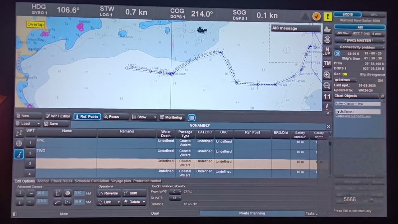 How to make a route in ECDIS TRANSAS#route#transas
