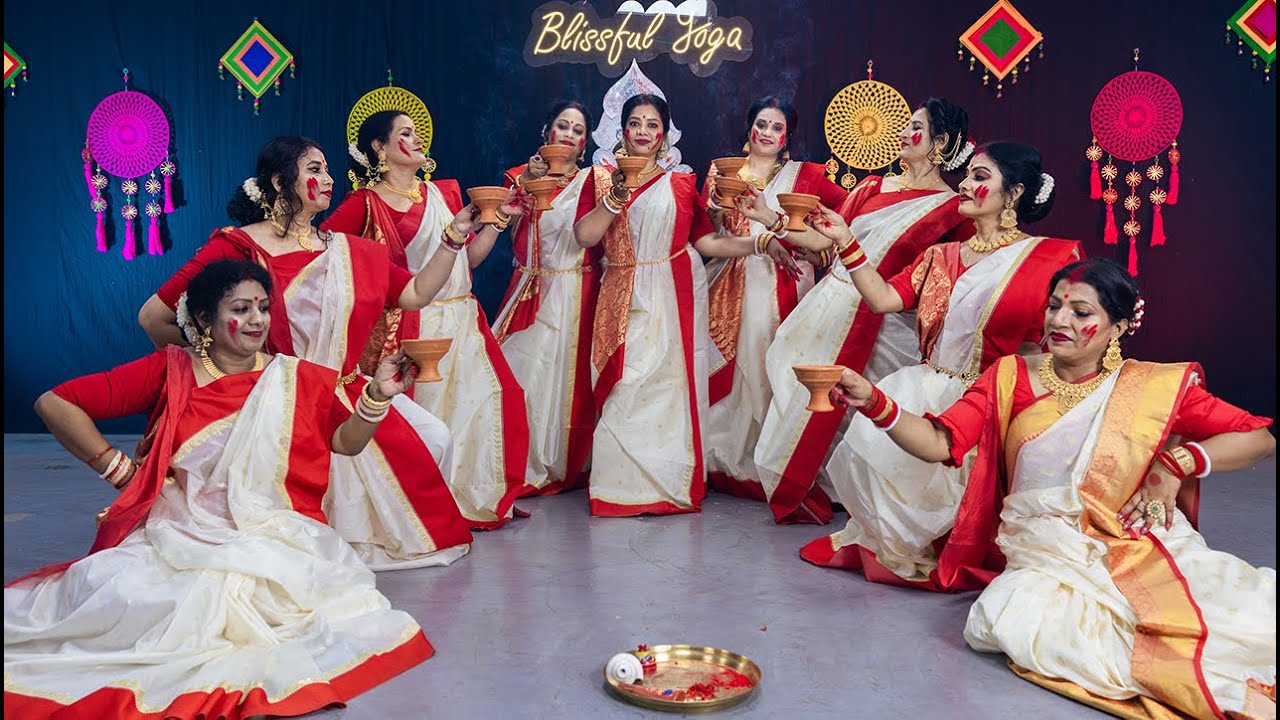 DHAK BAJA KASHOR BAJA | DANCE COVER | BLISSFUL YOGA CENTRE | SHREYA GHOSHAL