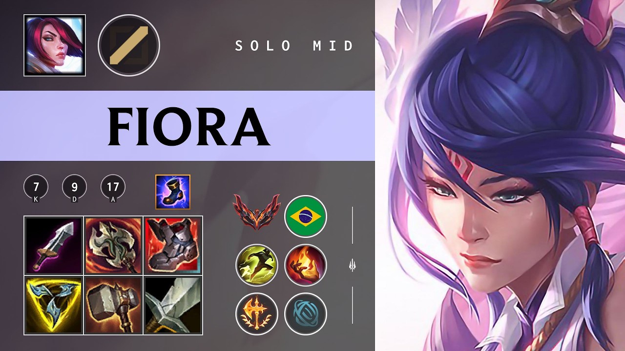 Fiora Mid vs Irelia - BR Grandmaster Patch 26.03