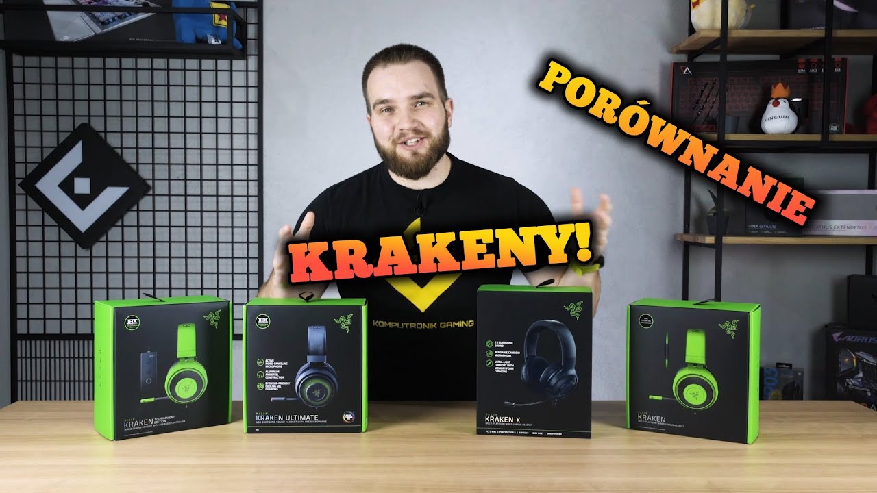 PORÓWNANIE SŁUCHAWEK RAZER KRAKEN. WARTO?