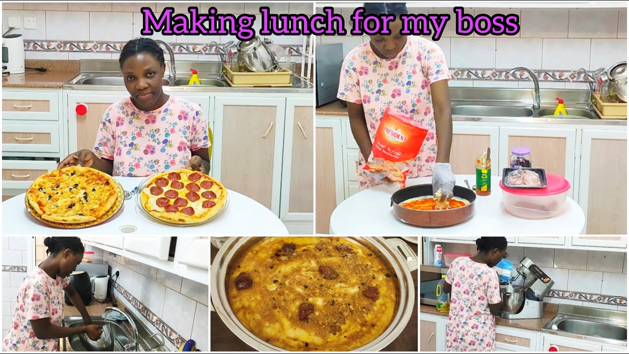 A DAY IN MY LIFE AS A DOMESTIC WORKER| MAKING LUNCH FOR MY BOSSES