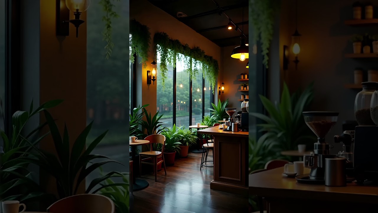 Relaxing Jazz Music & Cozy Coffee Shop Jazz — Slow Piano for Work & Study ☕🌧️ 