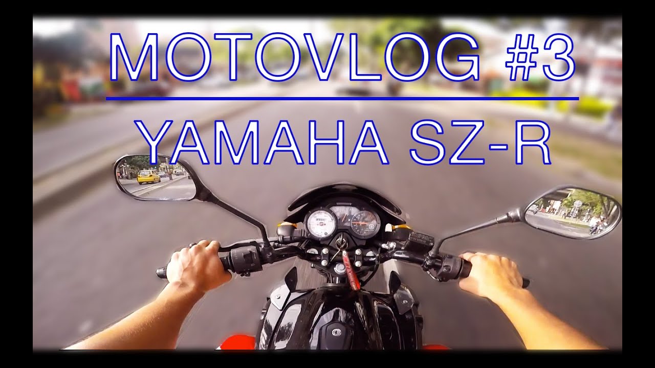 Review Yamaha SZ-R Medellín primeras impresiones // motovlog #3 // rodando medellin