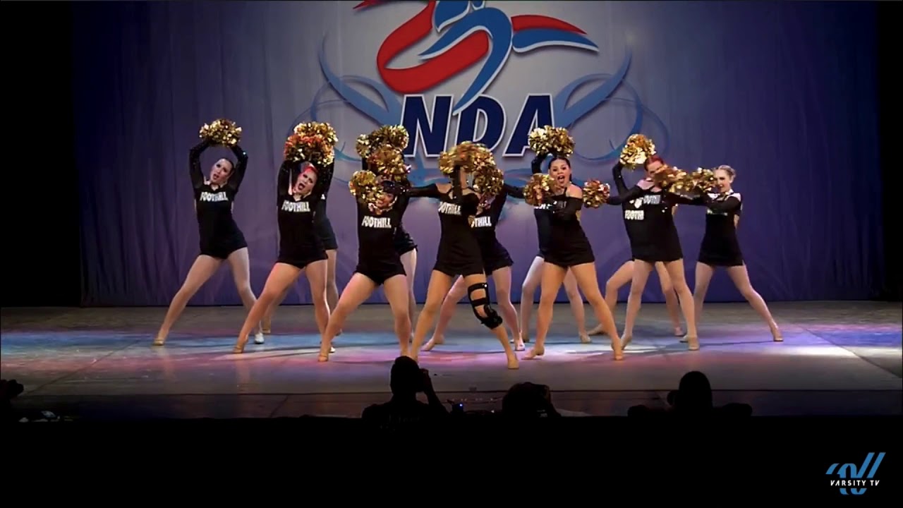 Foothill High School Dance Team - Medium Varsity Pom 2018