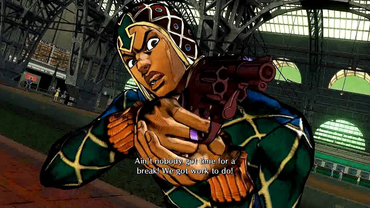 JoJo's Bizarre Adventure: All-Star Battle (PlayStation 3) Arcade as Guido Mista