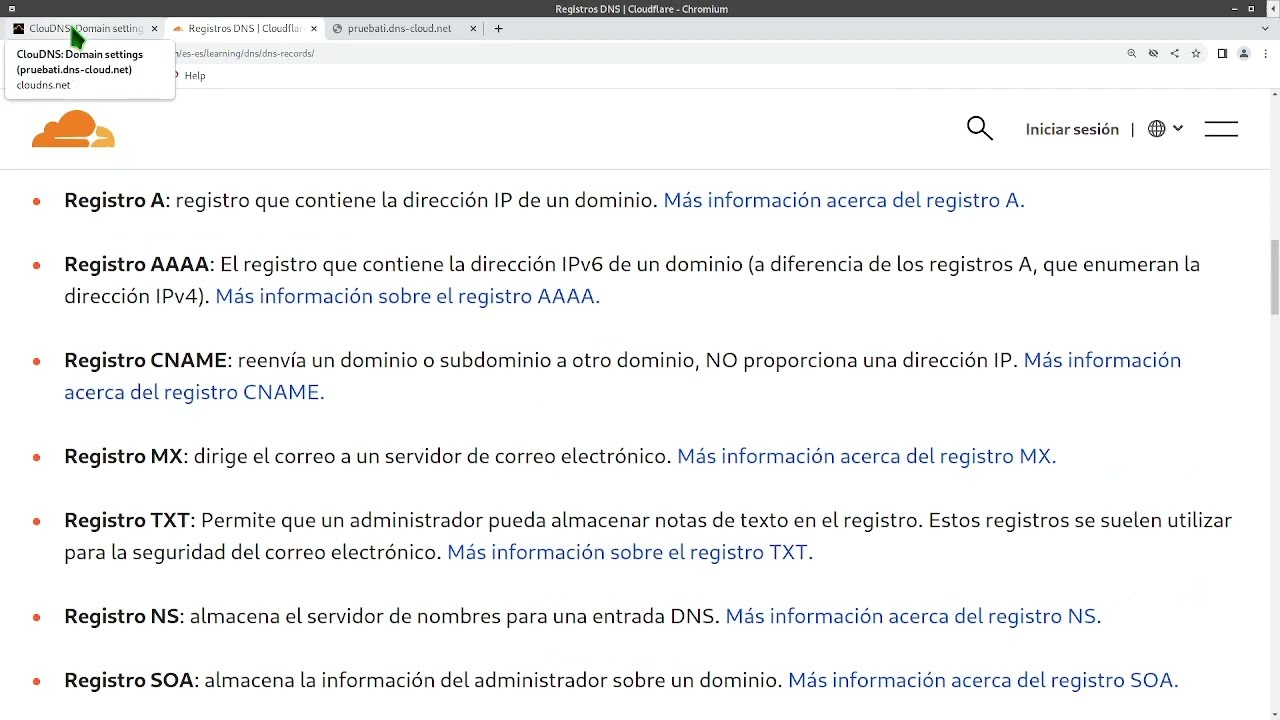 Registro DNS A - Apunta tu dominio a una IP pública