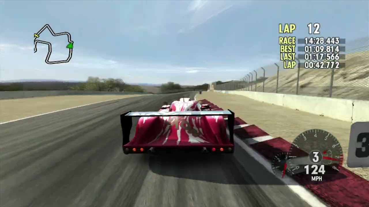 Forza Motorsport [2005] (Laguna Seca | P1 | #27 GT-One | 1:09.667)