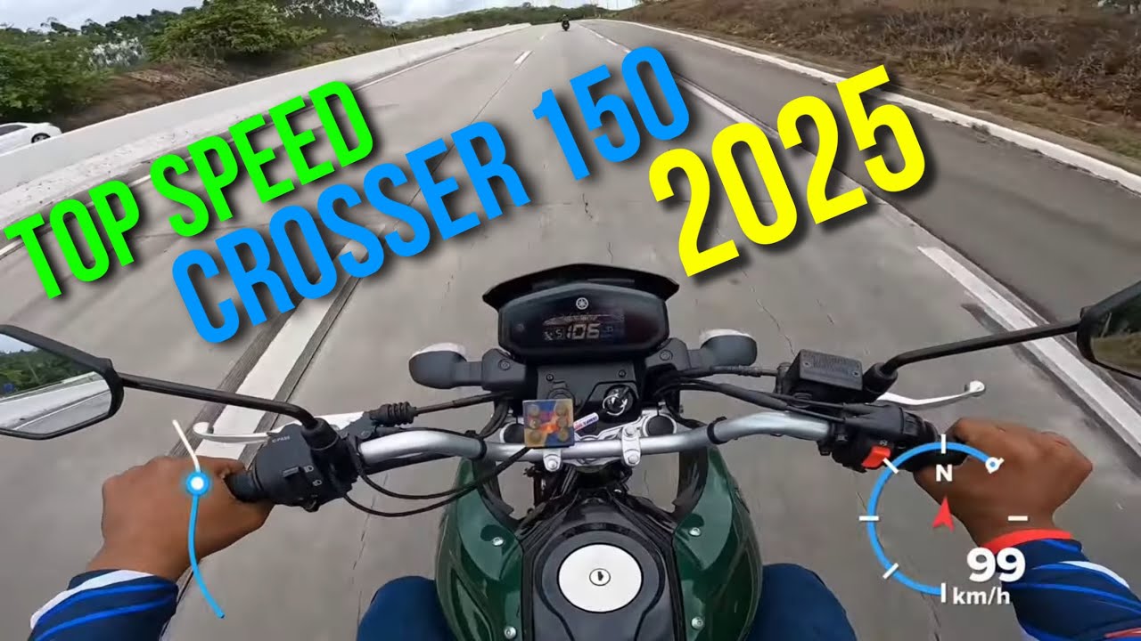 TOP SPEED TESTANDO A NOVA YAMAHA CROSSER 150 2025