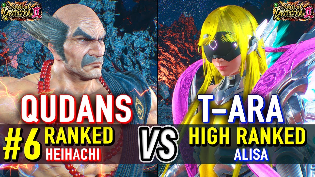 T8 🔥 QUDANS (#6 Ranked Heihachi) vs T-ARA (Alisa) 🔥 Tekken 8 High Level Gameplay