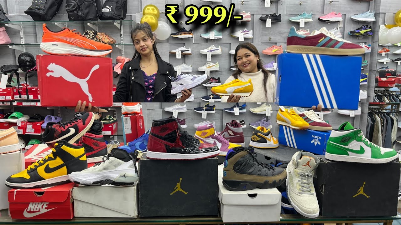 New Shop 🥳 100% Original Branded Shoes @999/- Multi Brands Store Jordan Nitro n more Edition