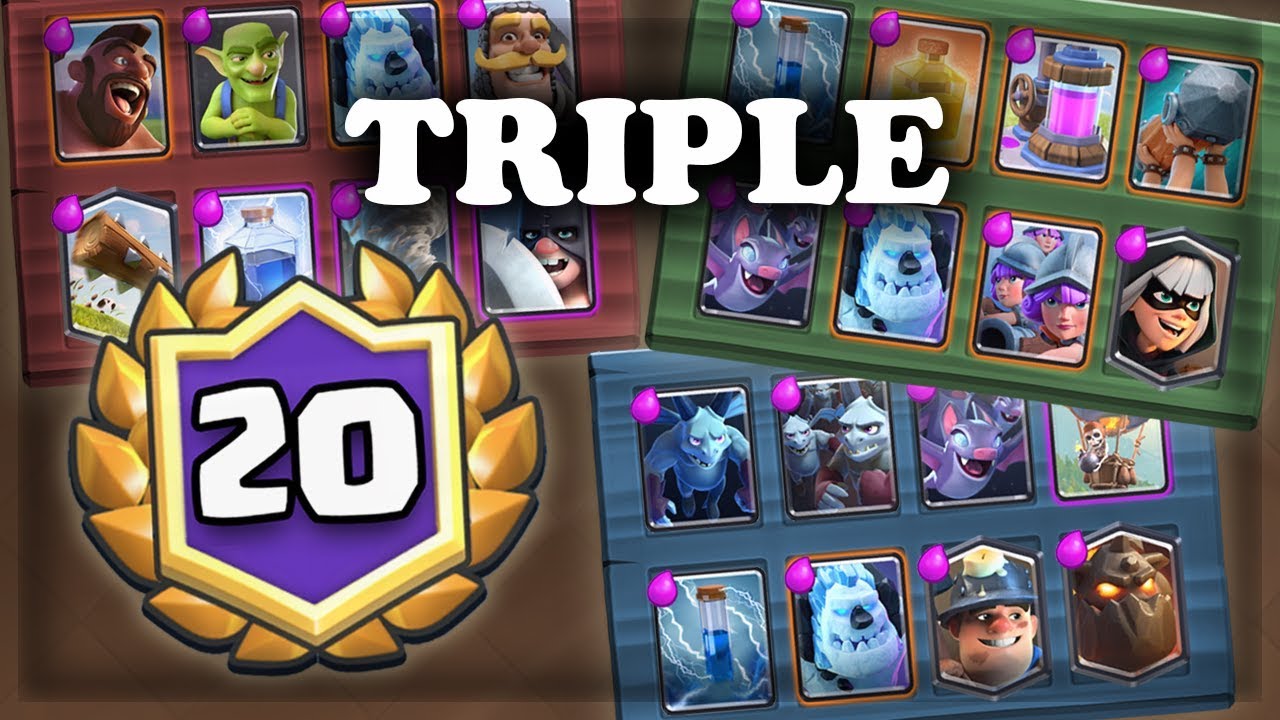 Three Decks That Reached 20 Wins! | Clash Royale