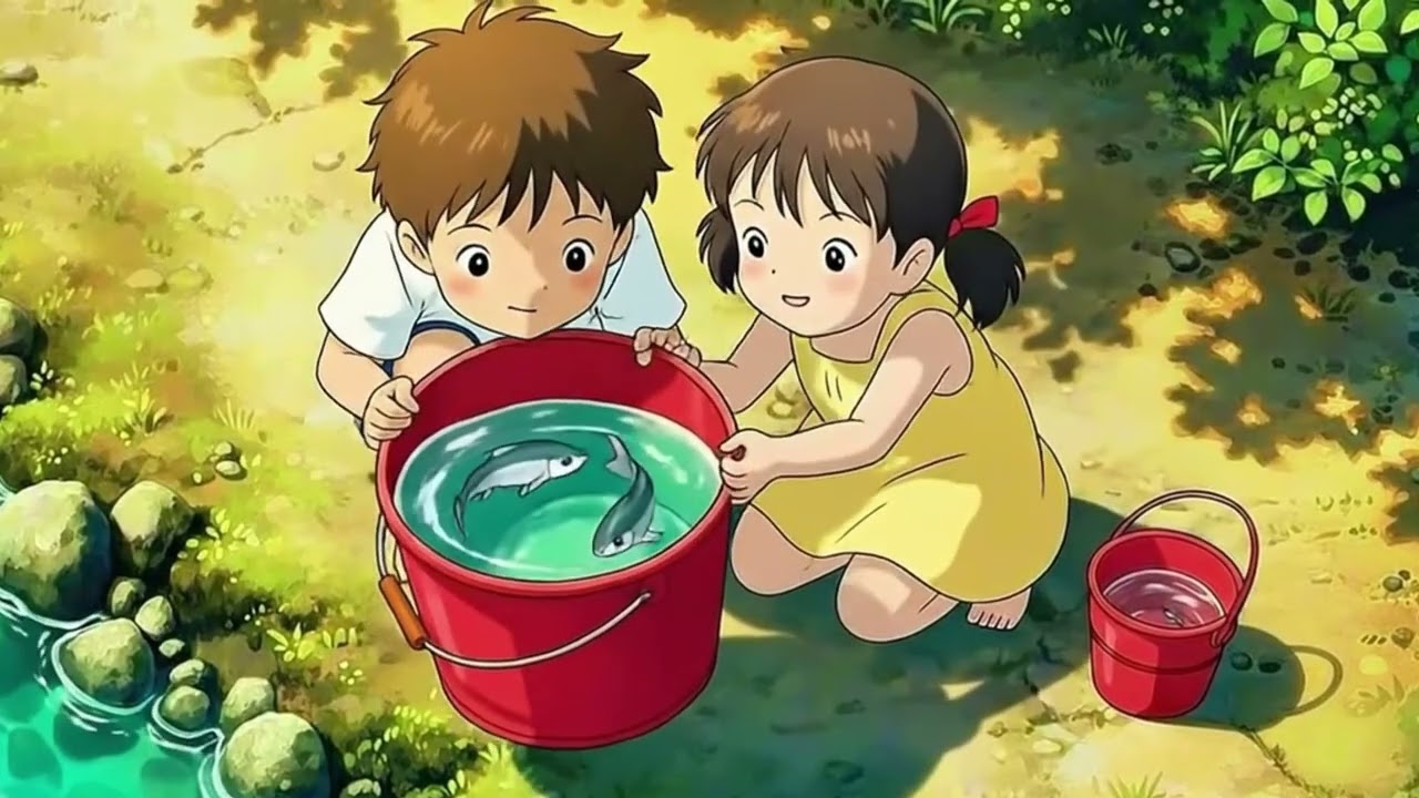 Go Back to Childhood – The Peaceful Countryside Life in My Memories | Ghibli-Style Video