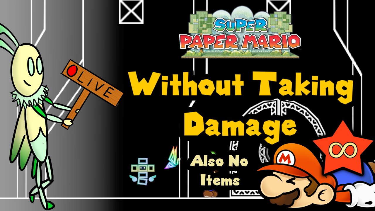 Just Beating 8-3 (I did not beat 8-3) (Super Paper Mario Damageless - Part 12)