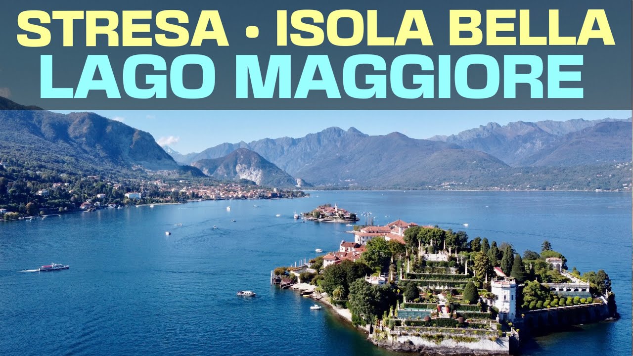 Lago Maggiore 🇮🇹 in 4K | Drone Views over Stresa, Isola Bella & the Italian Alps
