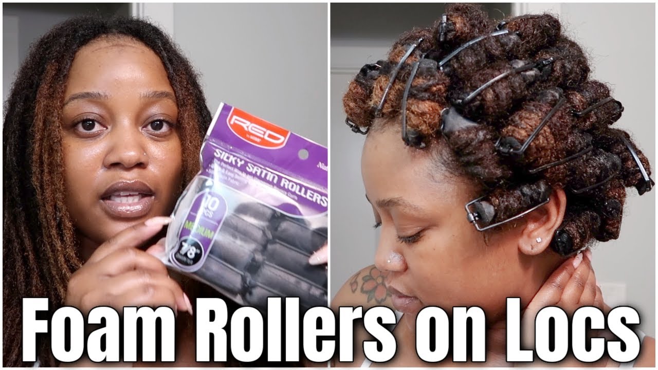 Loc Curls Using Foam Rollers :: No Retwist :: Loc Styles