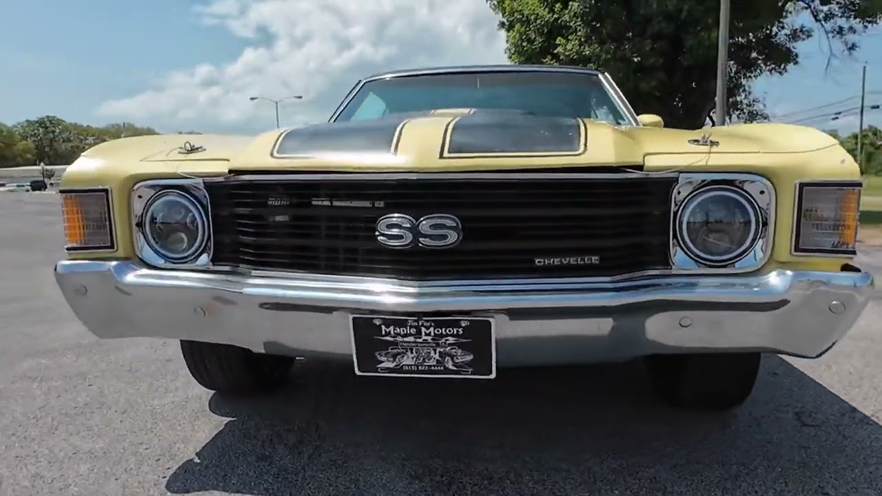 Test Drive 1972 Chevrolet Chevelle SOLD $32,900 Maple Motors #2737