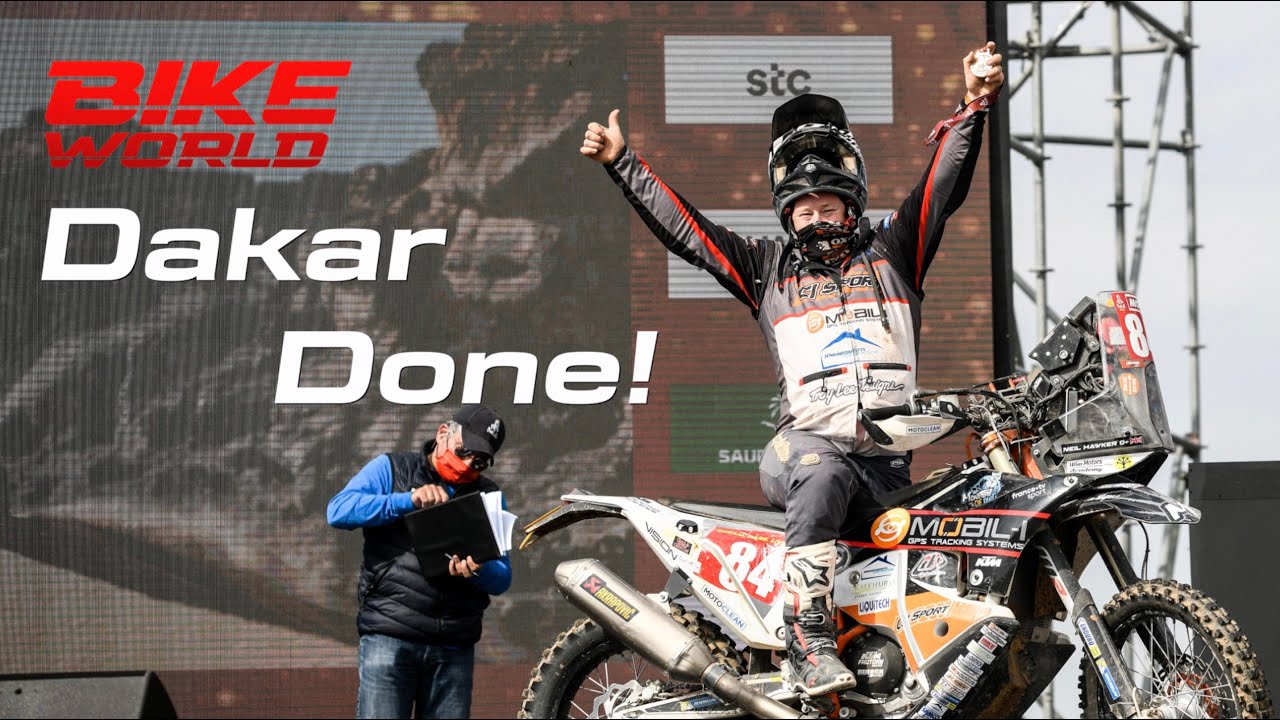 Neil Returns With A Big Smile From The Dakar Rally.