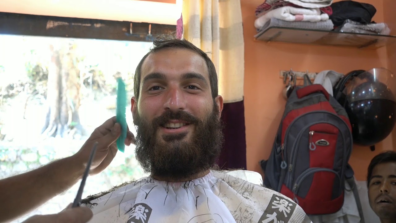 [FULL VIDEO] Street Indian Barber // Haircut // Beard Shave // Face & Head Massage