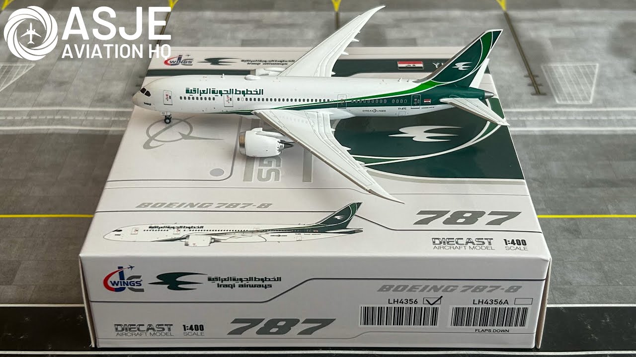 Iraqi Airways Boeing 787-8 JC Wings 1:400 (Model Review)