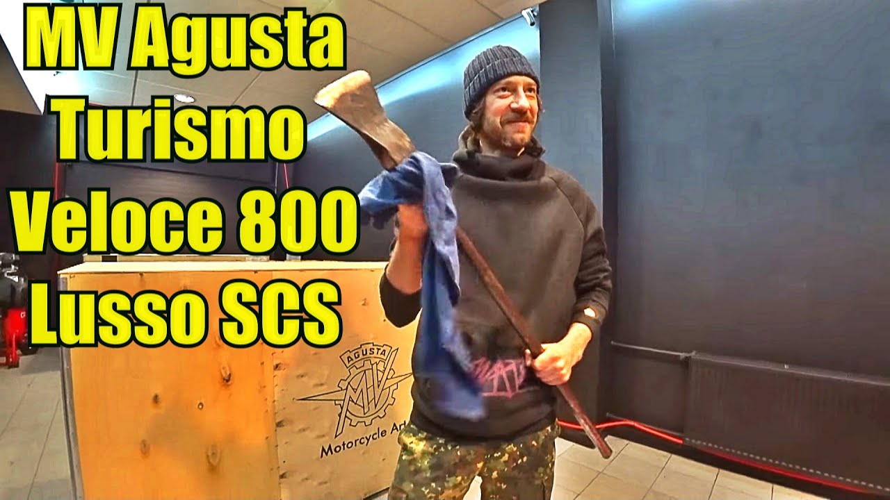 MV Agusta Turismo Veloce 800 Lusso SCS. Распаковка нового мотоцикла. Мини обзор.