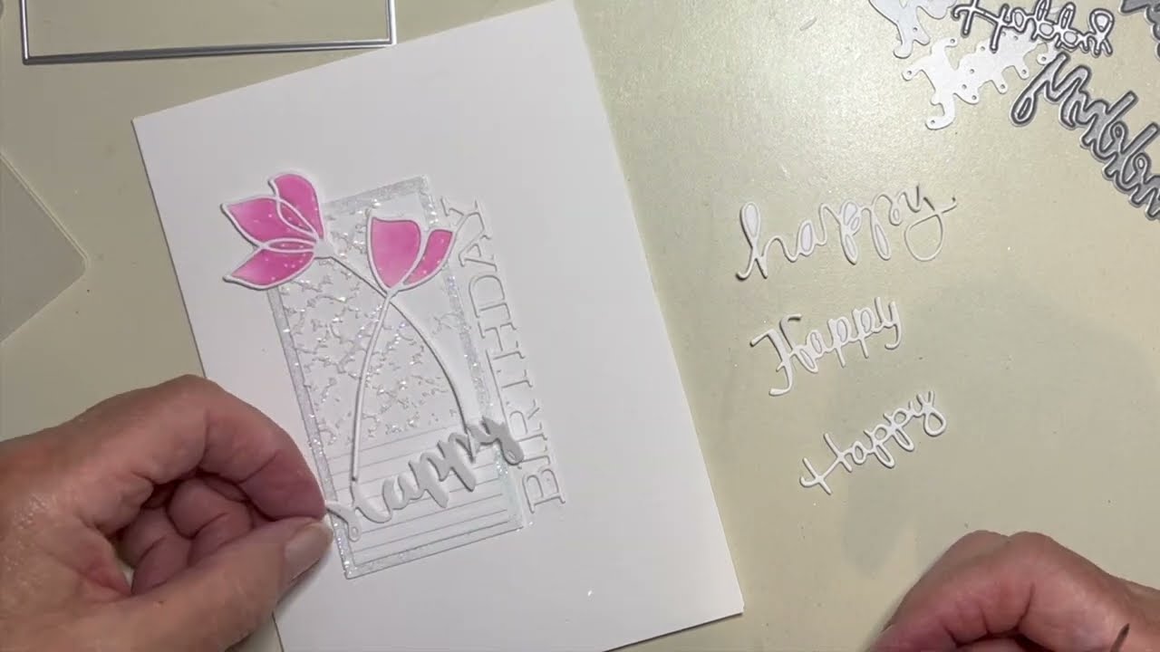 Clean and Simple and very glittery