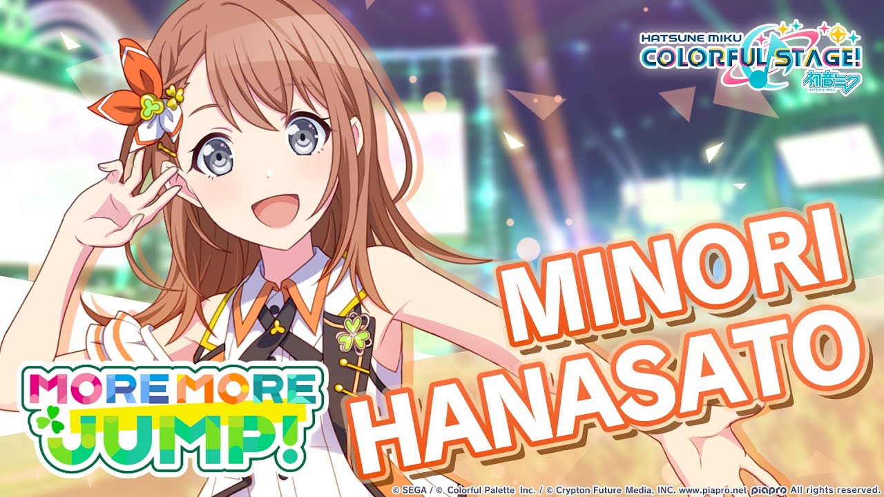 HATSUNE MIKU: COLORFUL STAGE! - Minori Hanasato from MORE MORE JUMP! Character Introduction