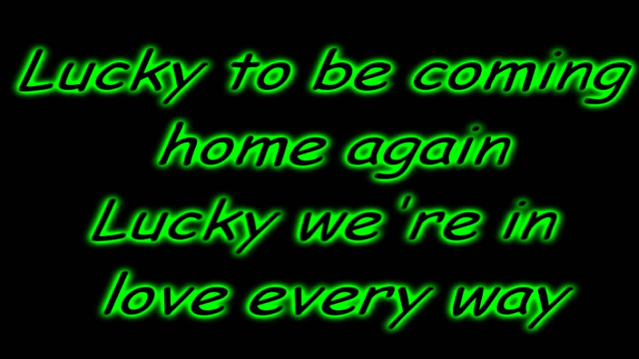 Lucky - Chipmunk Version - With Lyrics