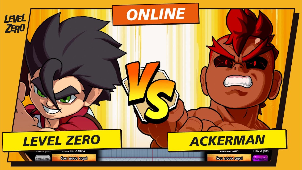 POCKET BRAVERY - LEVEL ZERO ( Rick ) VS ( Hector ) ACKERMAN - ONLINE VERSUS