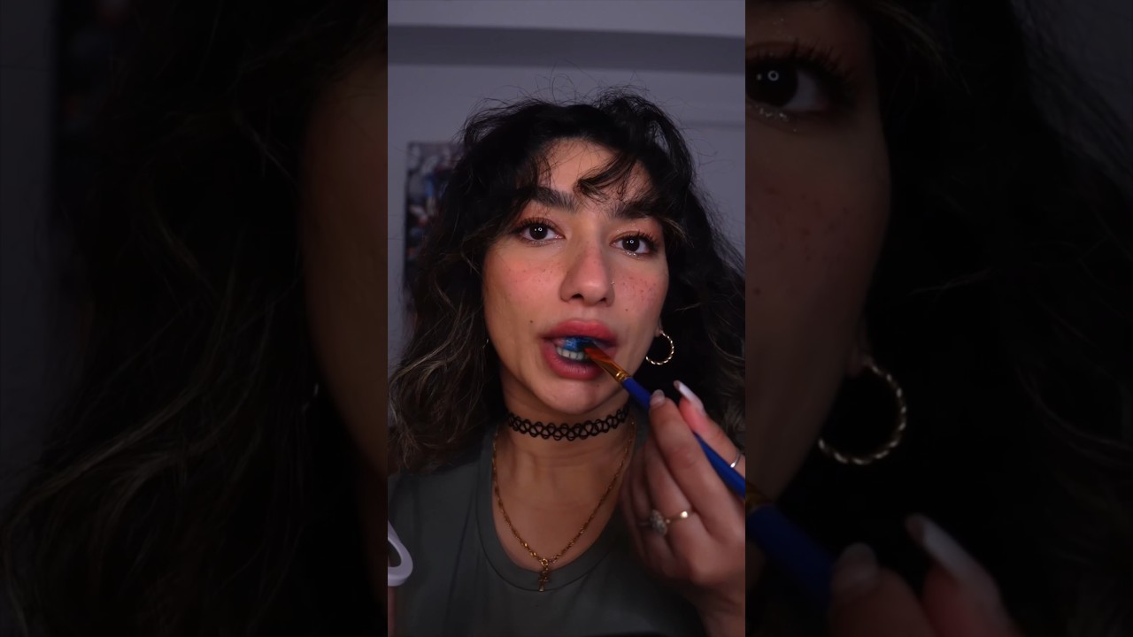 делаешь аквагрим 🎨 #asmr #sleep #asmrshorts