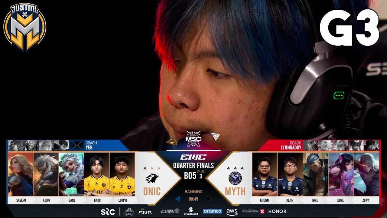 ONIC VS MYTHIC SEAL GAME 3 | KNOCKOUT STAGE DAY 1 | MSC 2025