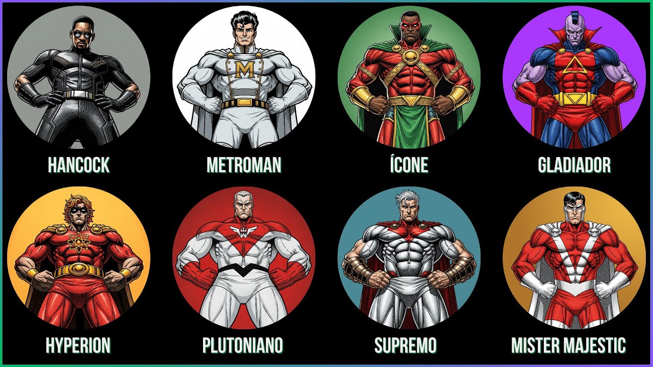 SUPERMAN e suas "CÓPIAS" mais PODEROSAS (Ranqueadas | Parte 2)