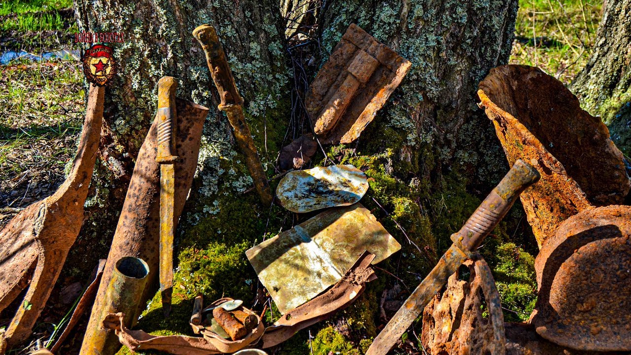 Это всё было спрятано в земле много лет! Весенний выезд / Relics have been lying in the ground!