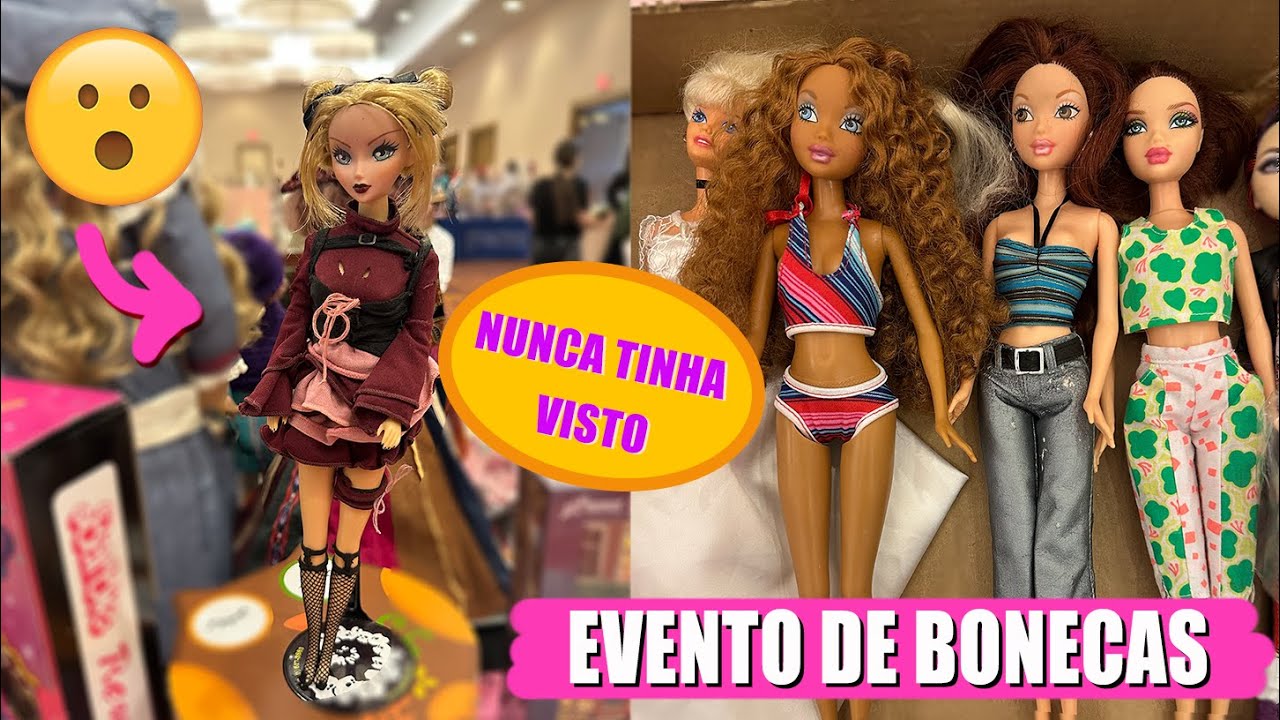 Garimpei bonecas VINTAGE e ACHEI ISSO | MyScene, Barbie, Monster High, Blythe e mais