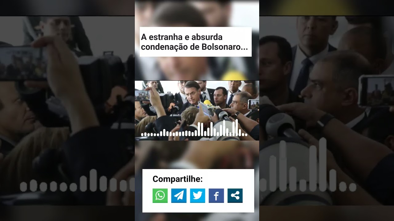 A estranha e absurda condena&ccedil;&atilde;o de Bolsonaro... #noticias #jornalismo #pol&iacute;tica #informa&ccedil;&atilde;o #brasil
