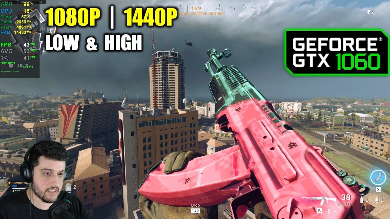 GTX 1060 | COD Warzone S3 - 1080p, 1440p - Low & High settings