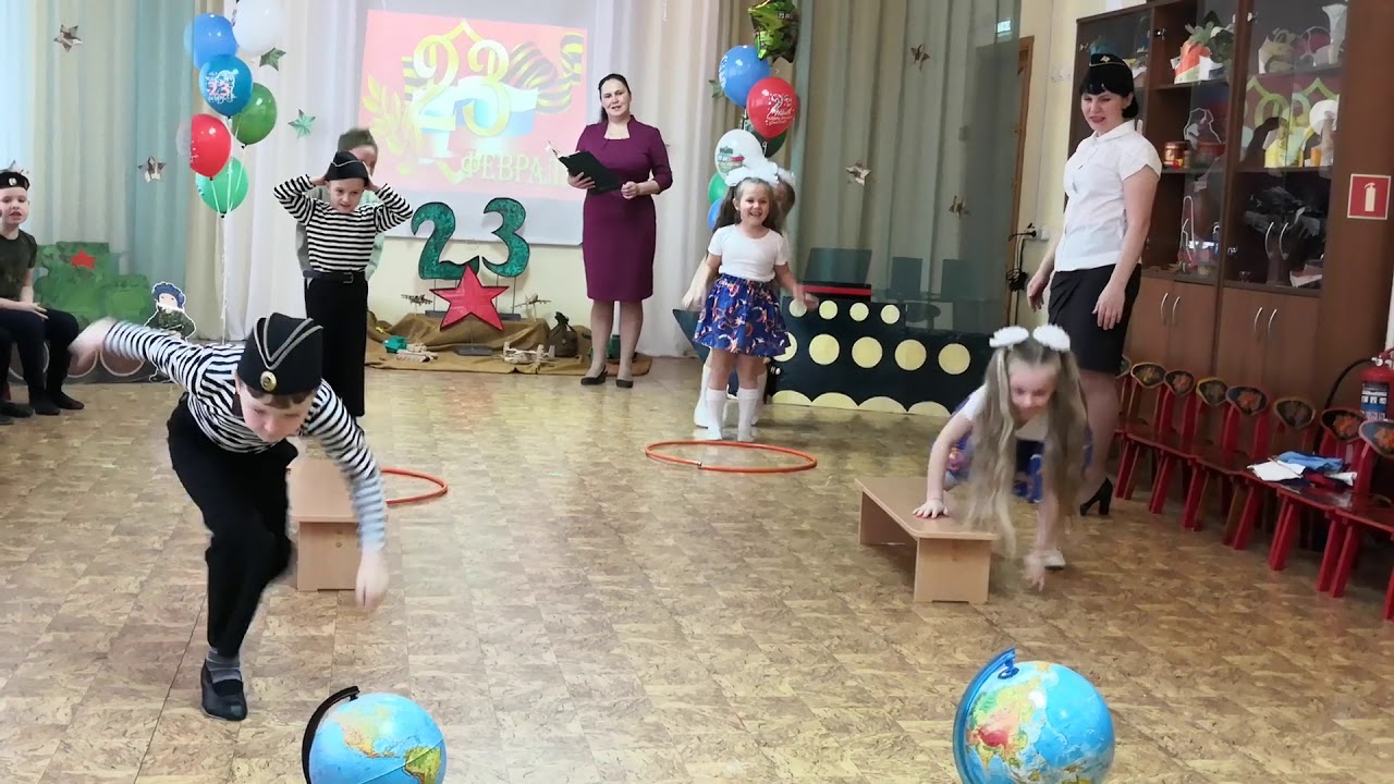 Утренник 23 февраля Подготовительная группа