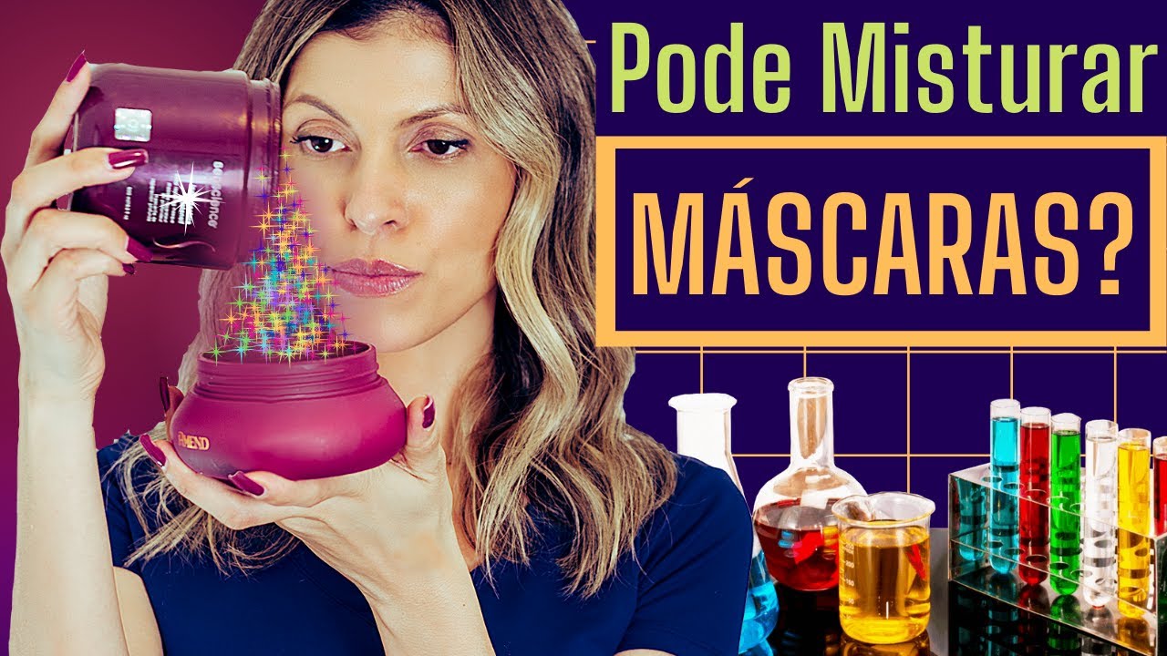 Pode Misturar M&aacute;scaras de Cabelo - Pr&aacute;tica muito comum e que exige alguns cuidados!