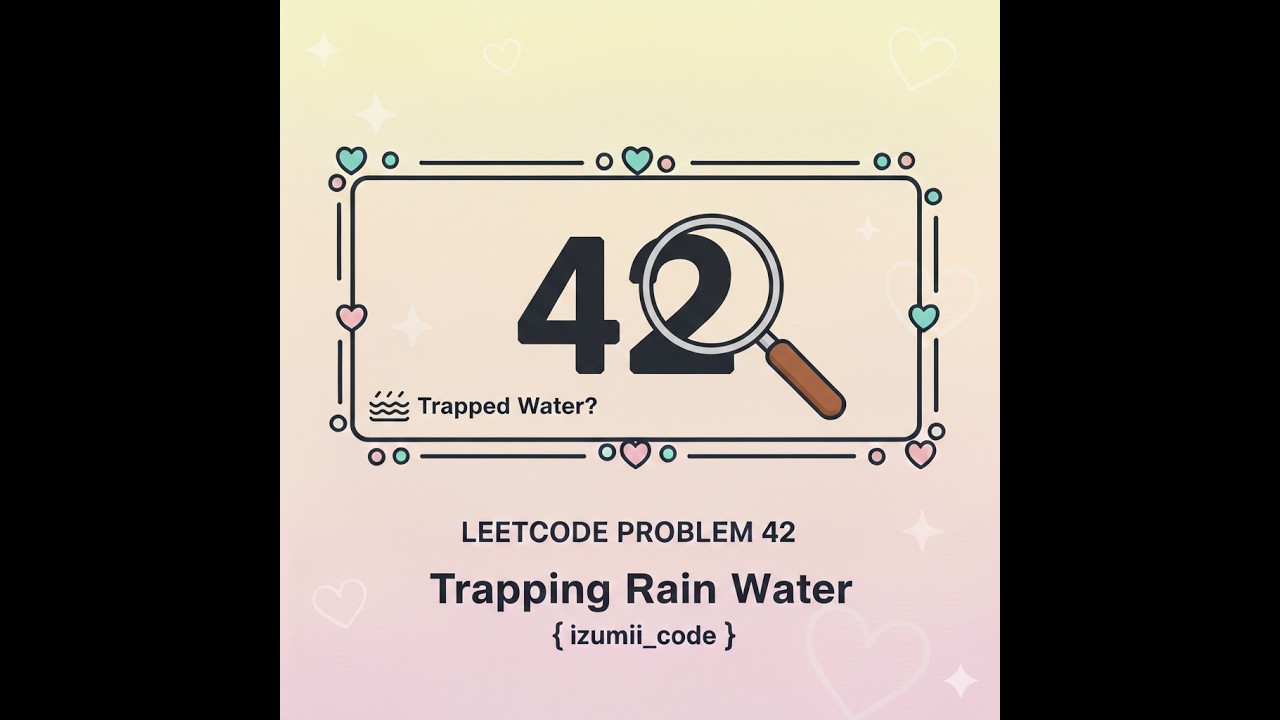 LeetCode 42 | Trapping Rain Water | Two Pointer C++  | by izumi