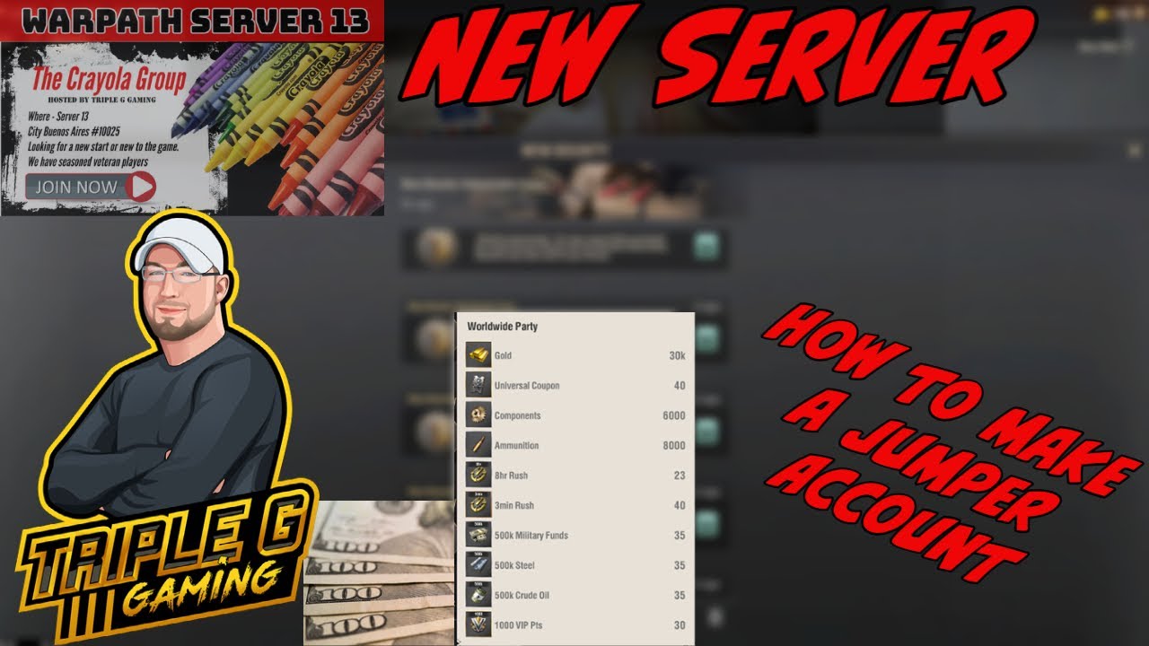 Warpath - Making Jumper Account - New Server