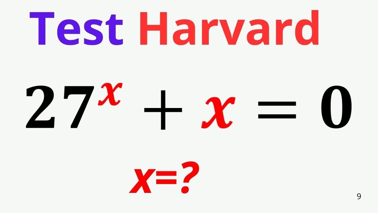 Test : Université Harvard 