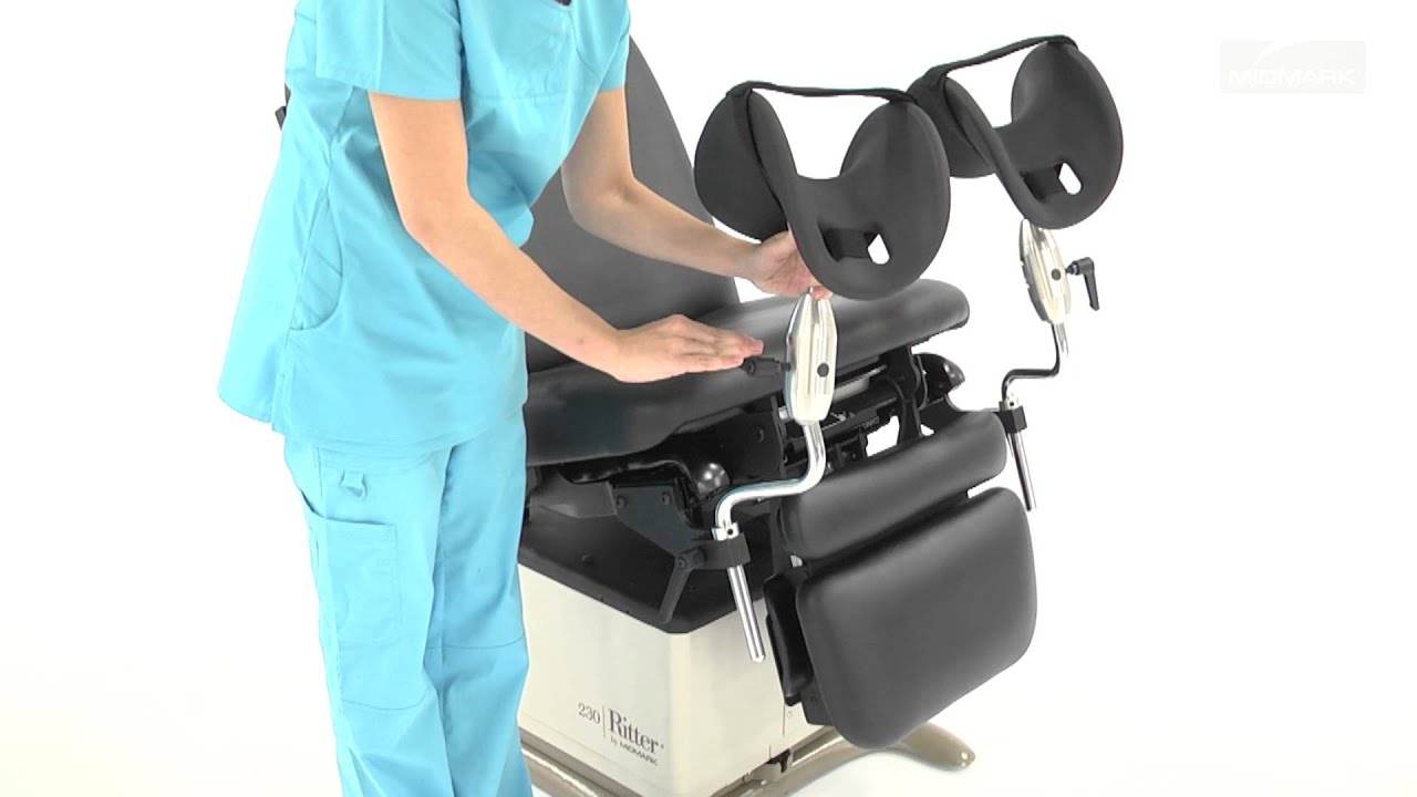 Ritter 230 Universal Power Procedures Table - Knee Crutches