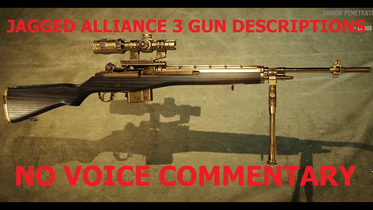 JAGGED ALLIANCE 3 // ALL MID GAME WEAPONS // HD