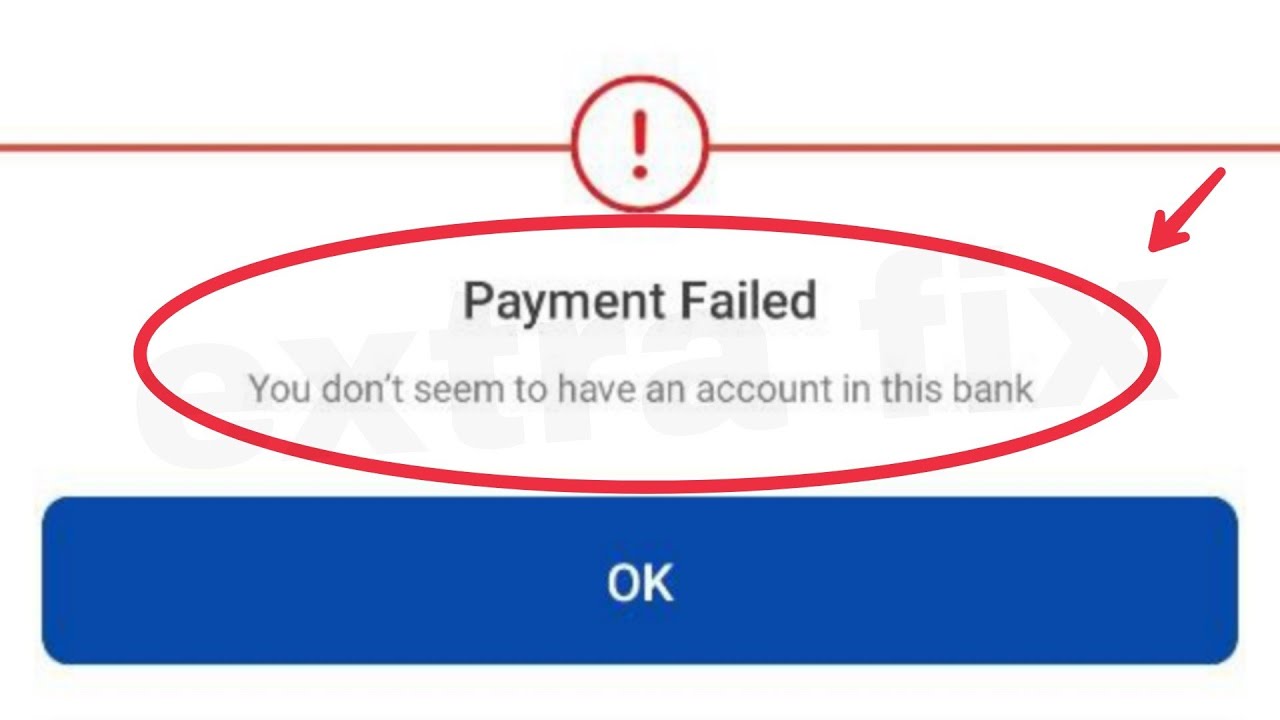 MobiKwik Fix Payment Failed You don't seem to have an account in this bank Problem Solve