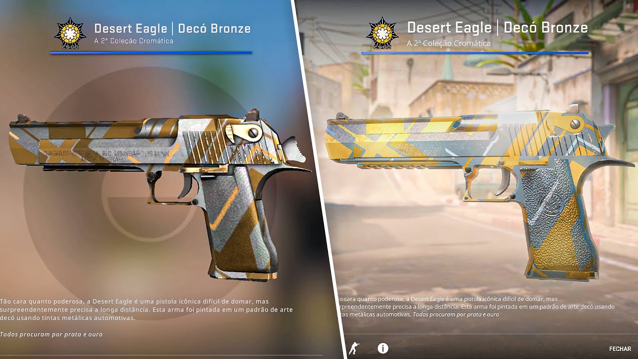 SKIN QUE ERAM FEIAS no CS:GO mas est&atilde;o LINDAS no CS 2 (bonitas e baratas)
