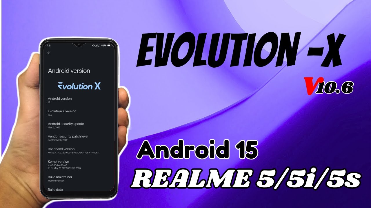 Evolution X v10.6 (Android 15) Review 🔥 | Realme 5/5s/5i Ke Liye Best Custom ROM?
