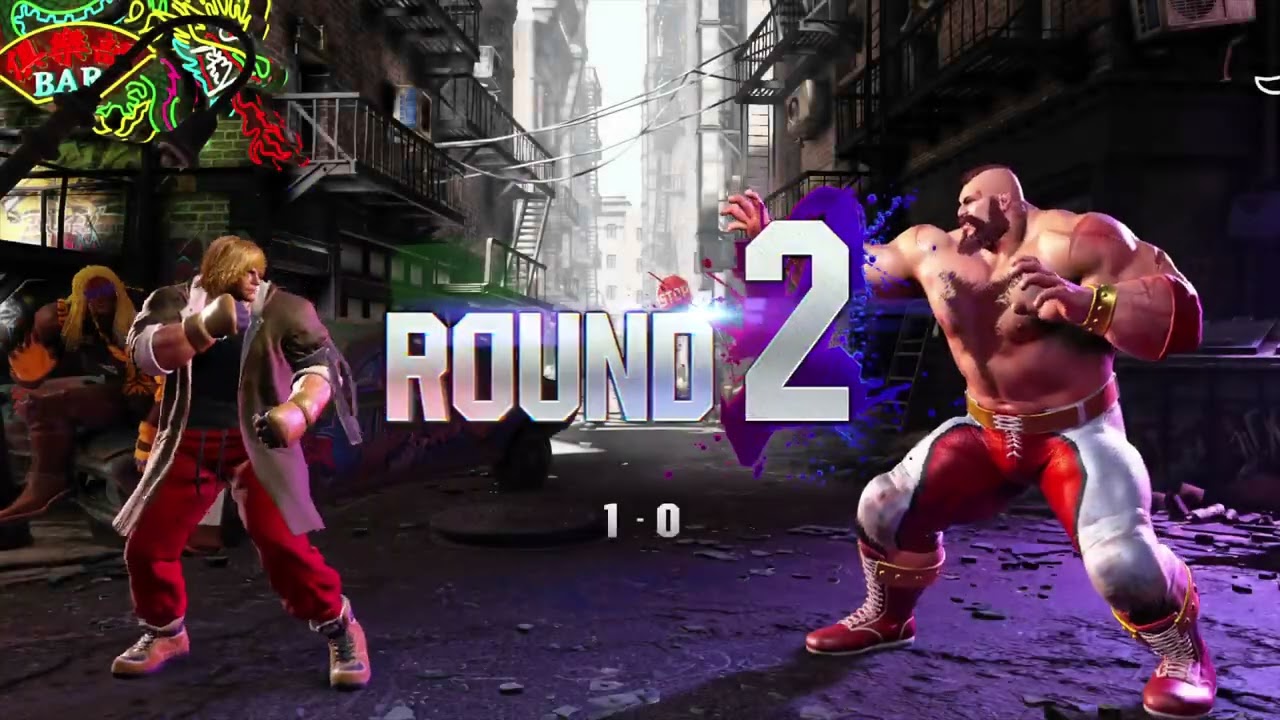 Street Fighter 6 - Ken VS Zangief (PS4 PRO)