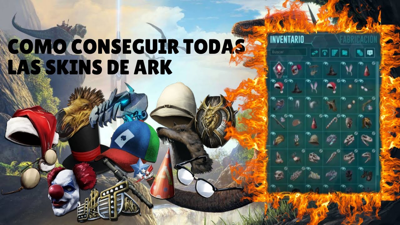COMO CONSEGUIR TODAS LA SKINS de ark, muy sencillo!!!