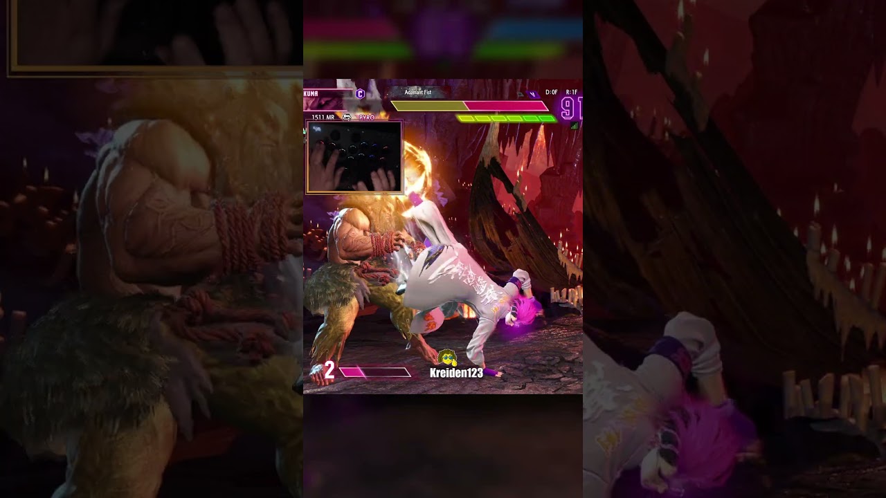 You can't DP Juri's jumps