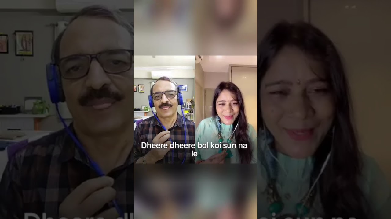 Dheere Dheere Bol koi Sun na le- A Karaoke song with Mr. Mukesh🌷